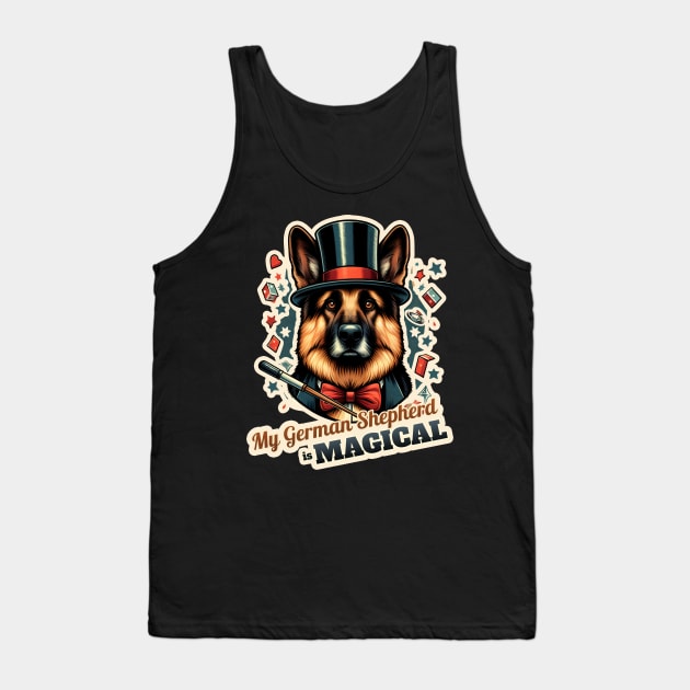 German Shepherd Magician Tank Top by k9-tee